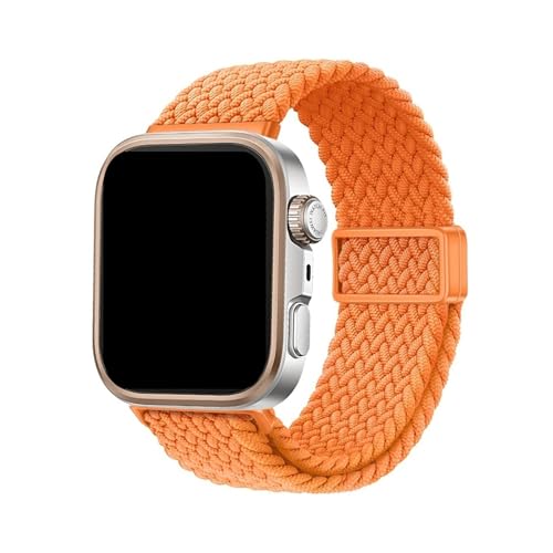 [PLYYQZM] Hua wei �ɍ��� Watch Fit 3/4�p�i�C�������[�v�X�g���b�v�A,Watch �ɍ��� Fit 4 Pro�p�X�|�[�c�ʋC�����X�g�o���h�A�����p�u���X���b�g�ɓK��(13# Orange)