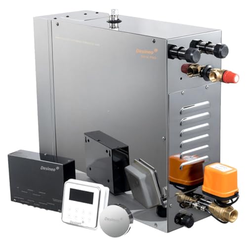 Desineo [4Kw] série Professionnel Premium Générateur De Vapeur pour Hammam vidange Automatique et Full Options Possible