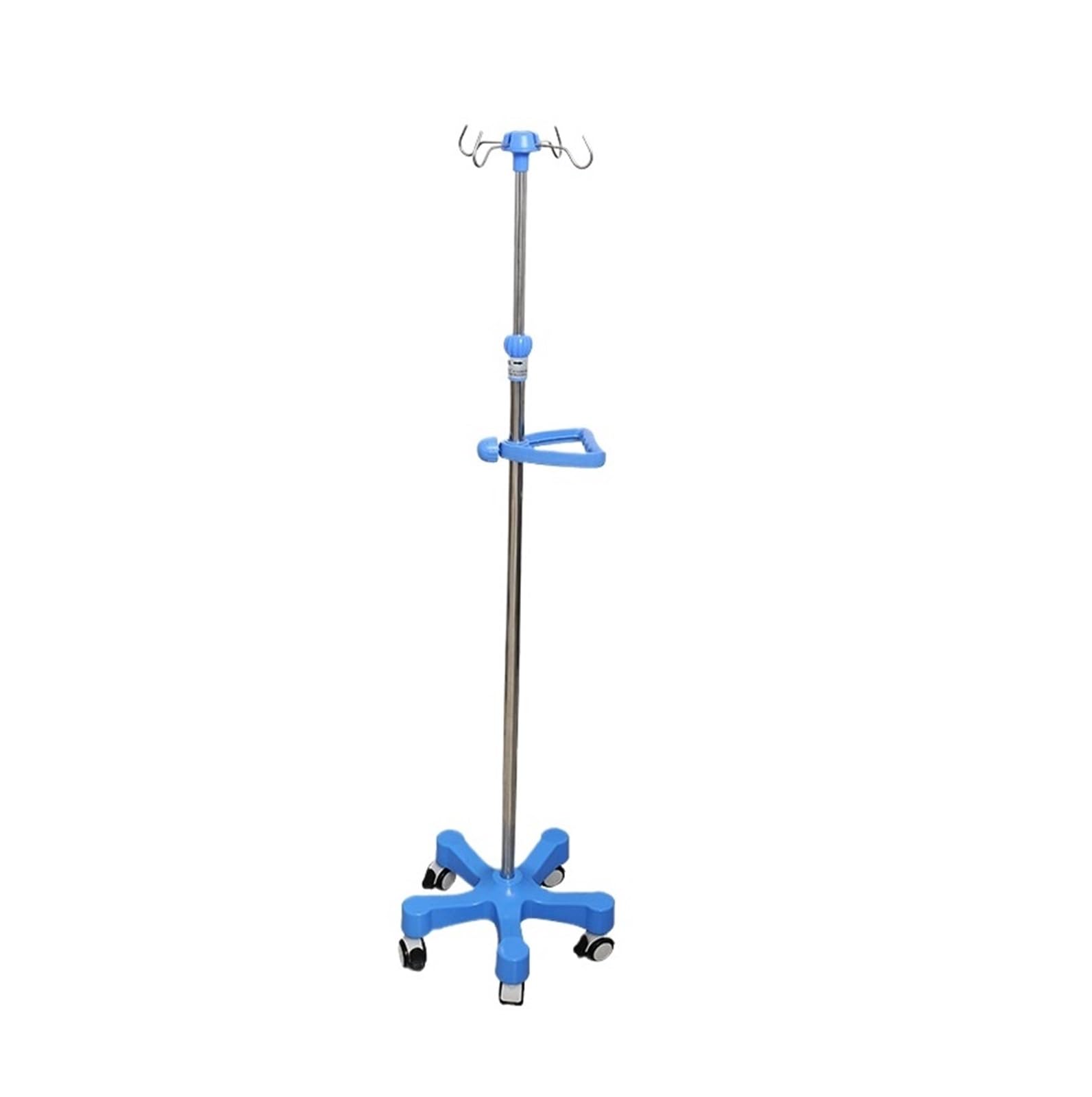 Portasueros con reposabrazos Soporte de infusión médica portátil IV portabotellas | Soporte for bolsa ajustable en altura, for atención clínica en el hogar