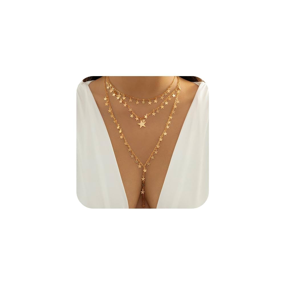 Amazon.com: Vcagirest Star Tassel Choker Neck Chain Sexy