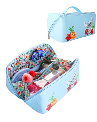 Disney Stitch Makeup Bag Official License, Travel Cosmetic Bag, Makeup Bag for Travel, Accessories