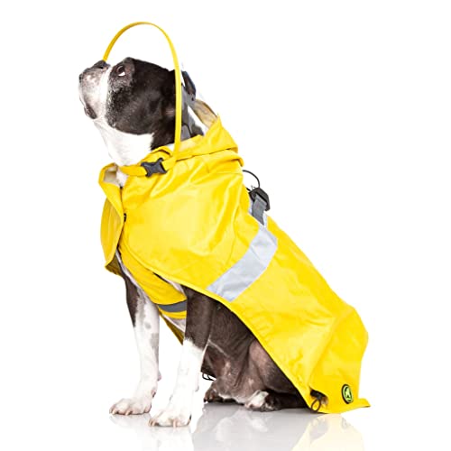 Gooby Dog Raincoat V2, Yellow, Small