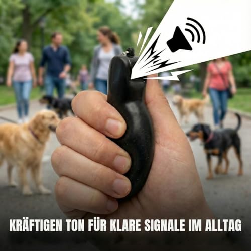 BEST SPORTING Handpfeife für den Sportunterricht – Hygienische Handbedienung & kräftiger Pfiff durch PVC-Blasebalg – Schwarze Trillerpfeife