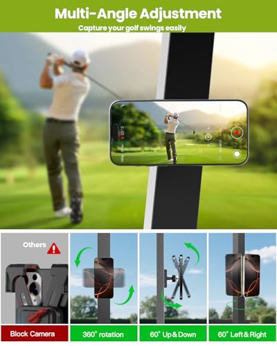 Magnetic Golf Cart Phone Holder