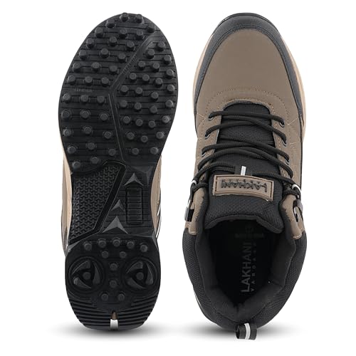 Image of FLYO by Lakhani Vardaan WOODS01 Outdoor Shoes, Sturdy Sole for Tough Terrains, Comfortable Insole, Suitable for Outdoor Activities and Casual Wear