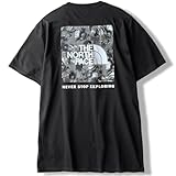 [ザノースフェイス] Tシャツ メンズ 半袖 バックプリント ボックスロゴ 黒 ブラック BOX NSE TEE, TNF Black/Multi-color サイズL [並行輸入品]