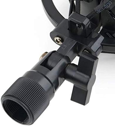 Universal 3KG Bearable Load Mic Microphone Shock Mount Clip Holder Stand Radio Studio Sound Recording Bracket Black Professional image 5