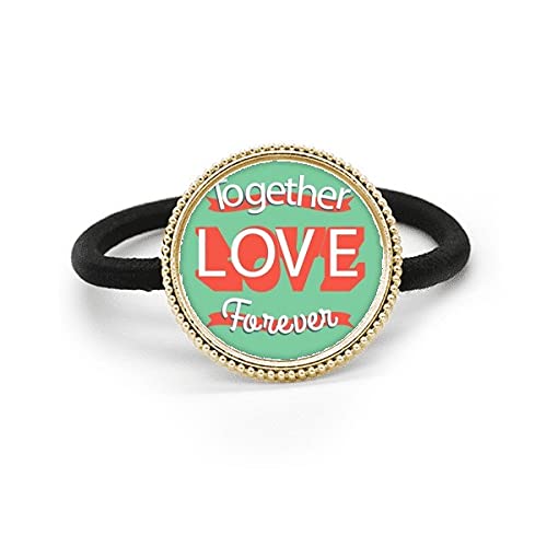 Élastique en métal argenté Together Love Forever, l'excellence du bijou de tête raffiné