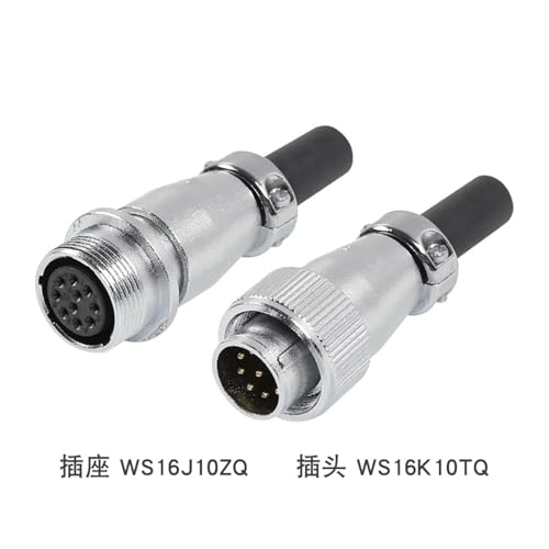 Conector macho y hembra TQTZ WS16 de 10 pines para paneles eléctricos 3