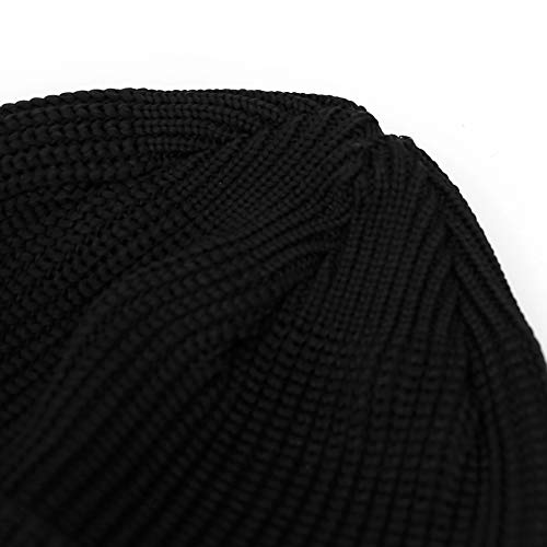 Undercontrol Aerocool Summer Beanie Free Size Cooling For Men Women - Unisex Plain Skull Hat Cap - Made In Korea (Black) #TOP4