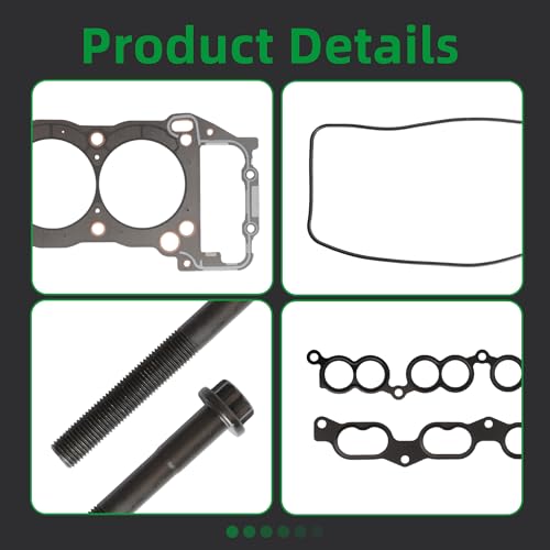 Image of Head Gasket with Bolts Set HBK957, 1994-1998 Fits for Toyota T100, 1995-2004 Fits for Tacoma, 1996-2000 Fits for 4Runner 2.4 /2.7L #OE AHS8050 210221 TO2.4HSE HS9465PT 09-11652(72pcs)