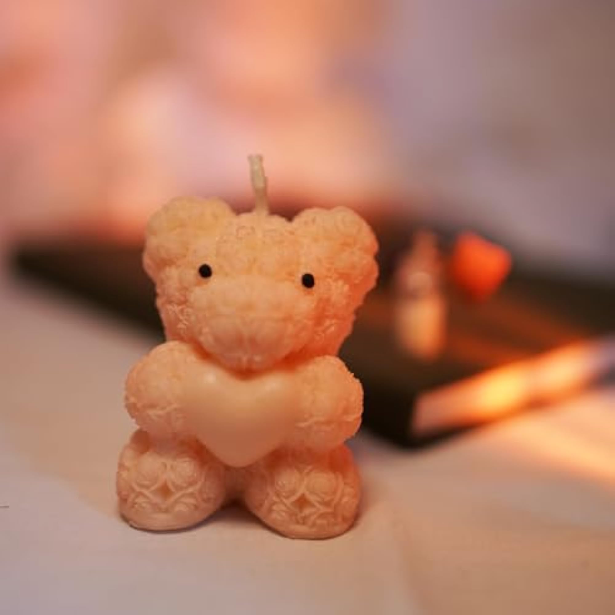 Eco-Friendly Scented Wax Candle, Teddy Shaped Gift