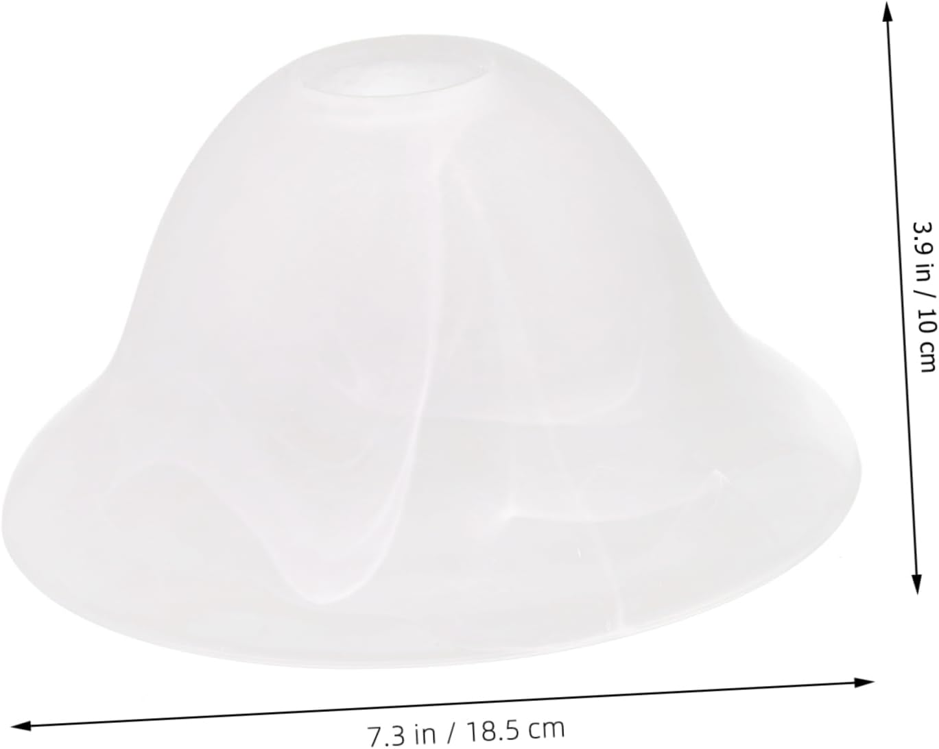 Operitacx Decorative Glass Lampshade Pendant Light Cover Stylish Ceiling Fixture for Chandelier and Ceiling Lamps Premium Craft for Warm Lighting Any Room