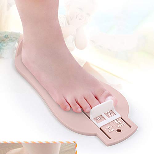 Milisten Kids Foot Measurement Device Professional Shoe Sizer Foot Measuring Gauge For Buying Shoes Size Measuring Chart Foot Gauge Pink #TOP1