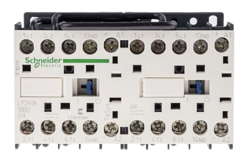 Schneider Electric LP2K0610BD Contactor Inversor 3P Ac-3 <=440 V, 6 A Bobina 24 V Cd