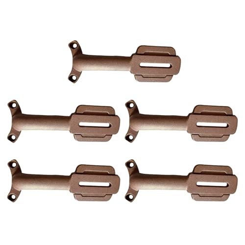 Brazo genérico para ventilador de techo, piezas de repuesto de montaje cómodo – 5 piezas soporte de montaje para ventiladores – para sala de estar, dormitorio interior exterior