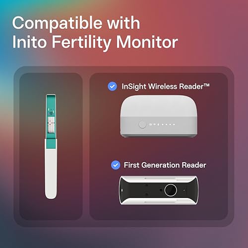 Image of Inito Fertility Test Strips | Pack of 30 | Compatible with Inito Fertility Monitor | Compatible with Both iOS and Android