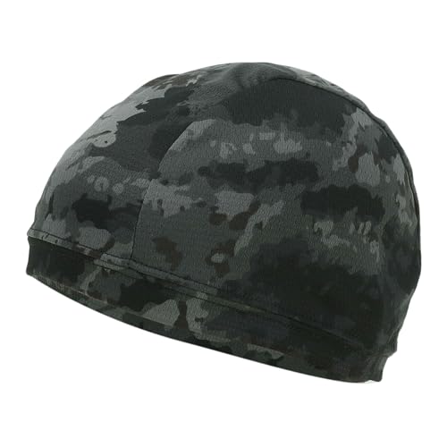 BULLSPANN サイクルキャップ インナーキャップ ヘルメット 自転車 バイク 帽子 冷感 通気性 吸汗 速乾 汗止め ライニング 登山 現場作業 男女兼用 スポット迷彩