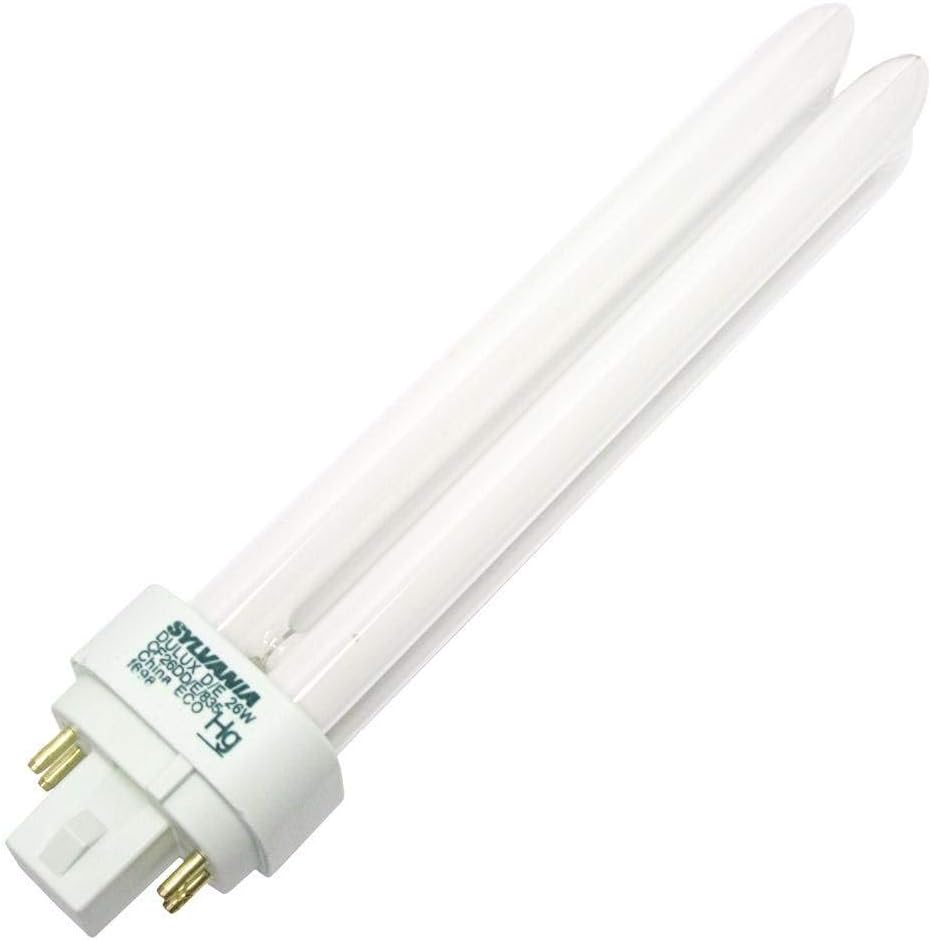 Sylvania 20644 - CF26DD/E/835/ECO/BL/1 Double Tube 4 Pin Base Compact Fluorescent Light Bulb