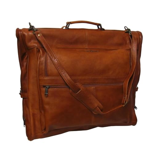 Baroque Beauty Leather Three-Suit Garment Bag - 23