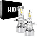 HID屋 H4 LED ヘッドライト 爆光 電球色 ハロゲン色 車検対応 28500cd(カンデラ) 12V 2本1セット Aシリーズ