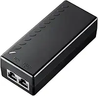 Injetor PoE+ Gigabit 30W 802.3at/af (POE200) para Câmeras IP, Access Points e Dispositivos de Rede – Alimentação Segura e Dados em Alta Velocidade – Instalação Simplificada