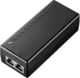 Injetor PoE+ Gigabit 30W 802.3at/af (POE200) para Câmeras IP, Access Points e Dispositivos de Rede – Alimentação Segura e Dados em Alta Velocidade – Instalação Simplificada