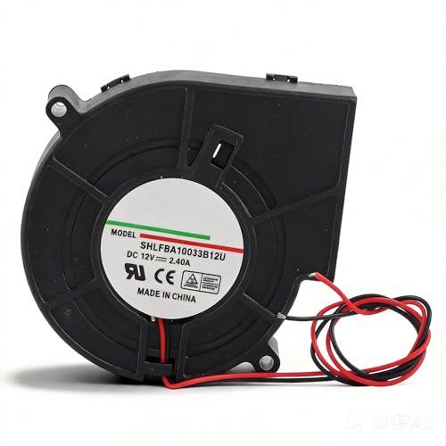 Ventilador de enfriamiento centrífugo de turboalimentador de doble bola Ventilador de alto volumen de aire y horno de alta velocidad Ventilador de enfriamiento de turbina de aire para picnic Equipo