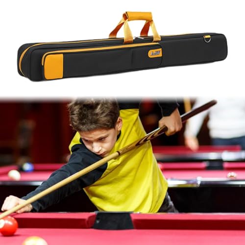 Funda de taco de billar 1/2 acolchada con bolsillo exterior protector 5