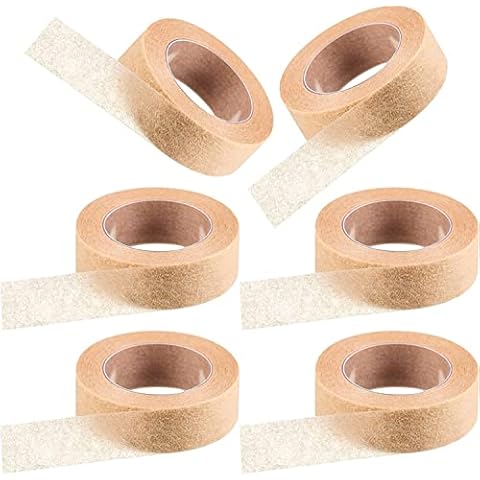 6 Piece Micropore Tape Breathable Tape First Aid Tape Micropore Fabric Tape Tape Skin Flexible Micropore Tape Micropore Tape 1.25cm Skin Microporous Tape Skin Tape Bandage Tape (Skin color 6pcs) Cover