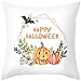 Zongha Housse de Coussin Housse Salon de Jardin Halloween Coussin Couvre Halloween Coussin Couvre Cauchemar Avant noël Couverture Citrouille décorations 45x45,3