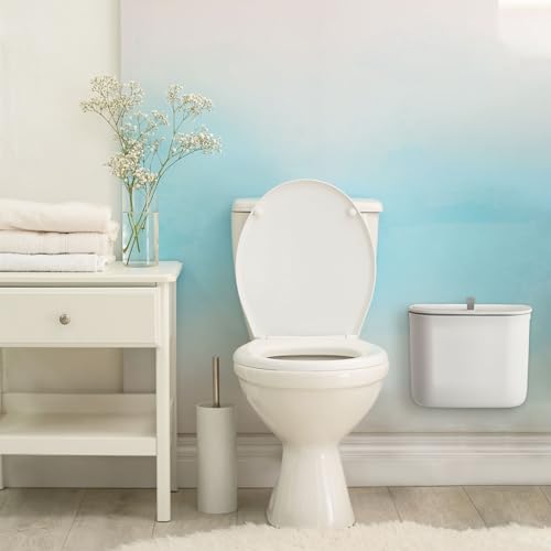 Tioncy BOO-TIONCY-3574 2 Pcs Sanitary Napkin Receptacle Plastic Wall Mounted Tampon Disposal Bin thumb #6