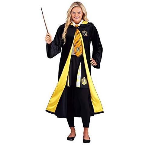 Jerry Leigh Deluxe Harry Potter Plus Size Adult Hufflepuff Robe 2X Cover