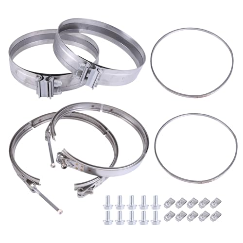 Filter Clamp & Gasket Kit Detroit DD13-DD16