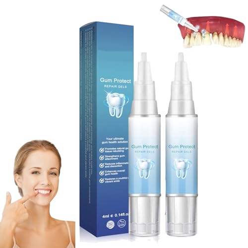 Oozysoul Gum Shield Therapy Gel, Neslemy Gum Shield Therapy Gel, Neslemy Gum Gel, Aulrz Taileden Gum Therapy Gel, Taileden Gum Therapy Gel for Recessed Gums (2pcs)