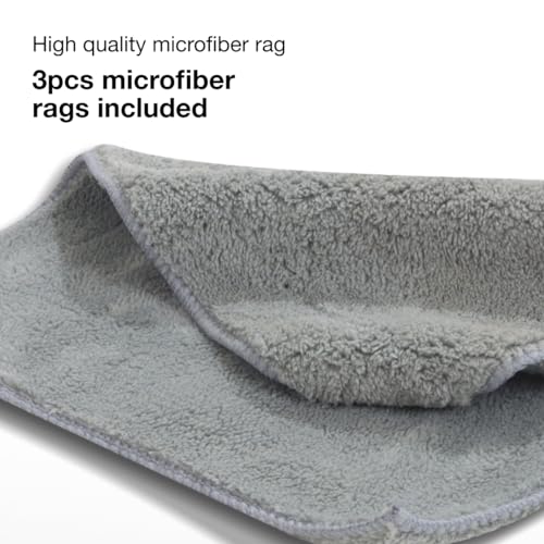 IQLER Bodenwischer, zuverlässiges Metalldrehgelenk, 360° drehbarer Wischmopp, teleskopischer Stahlstiel, Qualitätsklammern, 3 STK Mikrofaser, für Laminat, Fliesen und Sockelleisten (Silber) – Bild 6