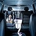 Car Humidifier Essential Oil Diffuser, Car Oil Aroma Scents Small Diffuser with Dual USB Charger Adapter, Portable Auto Shut-Off Mini Vaporizer Deffuser Cute Car Stuff Gift for Women Vehicle (Purple))