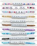 Qiuseadu TS Inspired Bracelets Set Lover Anti Hero 1989 Reputation Friendship Bracelets for Eras Music