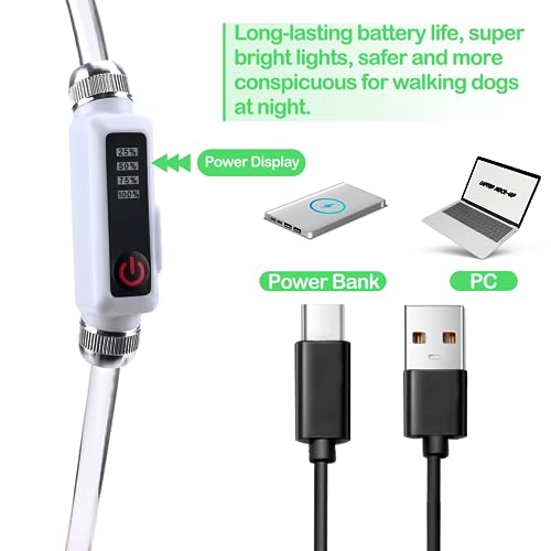 Collare Luminoso per Cani Yordawn Ricaricabile USB...