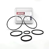 TRANSPEED AL4 DPO 221515 Automatic Transmission Oil Seal Ring OEM 2215.15 Ring Kits Harder Material 6PCS/SET Compatible with for Peugeot 206 207 306 405 Renault Citroen C2 C3 C4