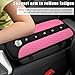 Yourkar Bling Crown Car Center Console Mats, Anti-Slip and Waterproof Crystal Car Armrest Pad Protector, Universal Rustproof Armrest Decor Cushion for Cars & SUVs, Car Accessories (Pink)