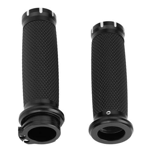 Poignées de guidon de moto 25mm en caoutchouc pour Harley-Davidson Touring Sportster XL883 1200