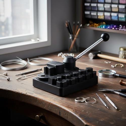 Herramienta dobladora de anillos ligera para modelar pendientes y cucharas 7