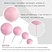 ASTARON 20 Pcs Ball Cake Topper Decorations Mini Balloons Cake Topper Sticks Light Pink Balls Cake Picks Cake Topper Balls Cake Decorations for Wedding Birthday Cake Decorations