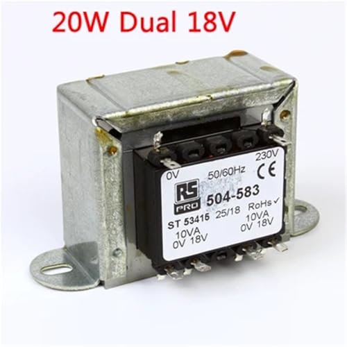 Transformateur double 18V 20VA à noyau EI robuste de haute précision - 2