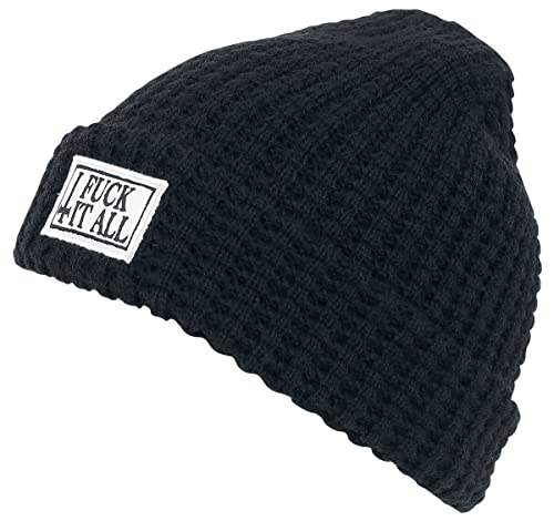 Gothicana by EMP Warm Beanie Unisexe Bonnet noir one size 100% Polyacrylique Cover