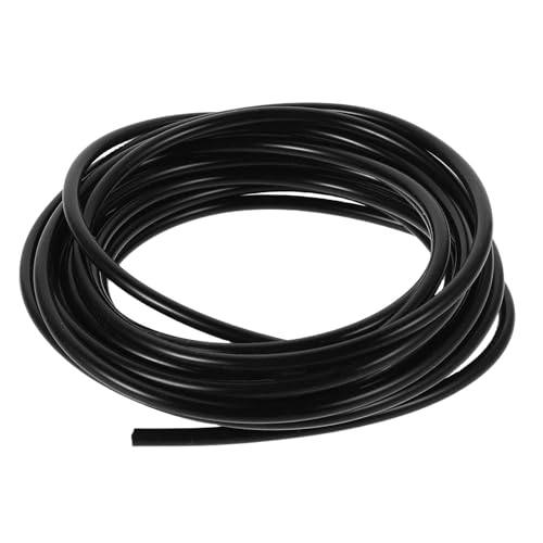 Hoement Tuyau en Silicone Alimentaire Noir 3Mm X 5Mm Flexible 5 Mètres pour Transfert d'Eau Brassage Amateur et Tuyauterie en Silicone Haute Température