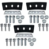 Fenhaliny 3/8 inch Snow Blower Impeller Modification Rubber Kits, 3/8inch 3-Blade Stainless Universal for Modifies 2-Stage Machine (Sets of 3)