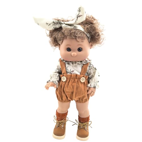 TACHAN - Emma muñeca pepona 40cm - Dulce y cariñosa - mofletes gorditos y Rostro Dulce (CPA Toy Group 788T01057)