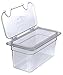 Carlisle FoodService Products Storplus Food Storage Container Food Pan, Chafing Pan for Catering, Buffets, Restaurants, Polycarbonate (Pc), 1/3 Size 6 Inches Deep, Clear, (Pack of 6)